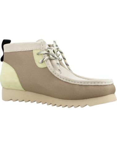 Stivaletti per Uomo CLARKS BOTINES HOMBRE MODELO WALLABEE2 FTRE COLOR BEIS ECRU