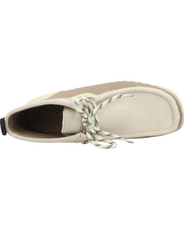 Stivaletti per Uomo CLARKS BOTINES HOMBRE MODELO WALLABEE2 FTRE COLOR BEIS ECRU