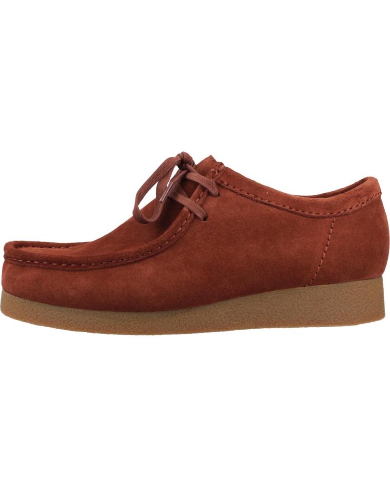 Bottines pour Homme CLARKS INFORMALES HOMBRE MODELO WALLABEE EVOBT COLOR BURDEOS CHESTN CHESTNUT