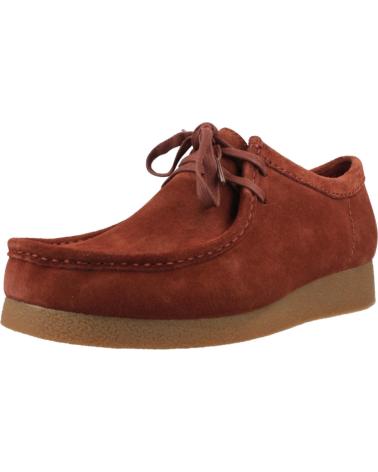 Bottines pour Homme CLARKS INFORMALES HOMBRE MODELO WALLABEE EVOBT COLOR BURDEOS CHESTN CHESTNUT