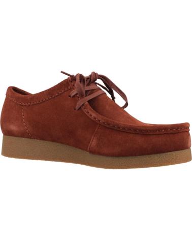Bottines pour Homme CLARKS INFORMALES HOMBRE MODELO WALLABEE EVOBT COLOR BURDEOS CHESTN CHESTNUT