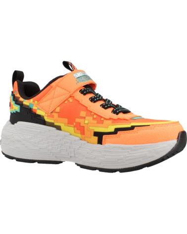 SKECHERS ZAPATILLAS NINO MODELO MEGA-CRAFT 4K COLOR NARANJA ORBK