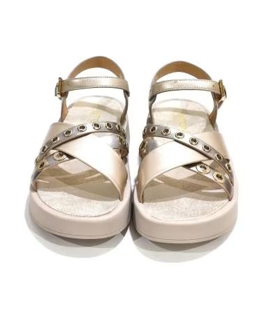 STONEFLY SANDALIAS MUJER MODELO ELIS 7 LAMINATED LTH COLOR ORO CYD