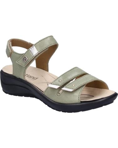 Sandalias de Mujer WESTLAND ANNECY-02 PIEL VERDE VERDE CLARO