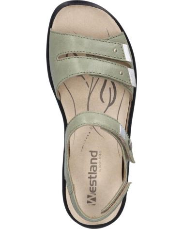 Sandalias de Mujer WESTLAND ANNECY-02 PIEL VERDE VERDE CLARO