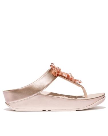 Sandálias de Mulher FITFLOP RUMBA STARBURST-BEAD TOE POST NUDE ROSA