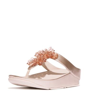 Sandálias de Mulher FITFLOP RUMBA STARBURST-BEAD TOE POST NUDE ROSA