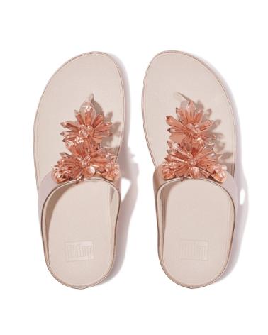 Sandálias de Mulher FITFLOP RUMBA STARBURST-BEAD TOE POST NUDE ROSA
