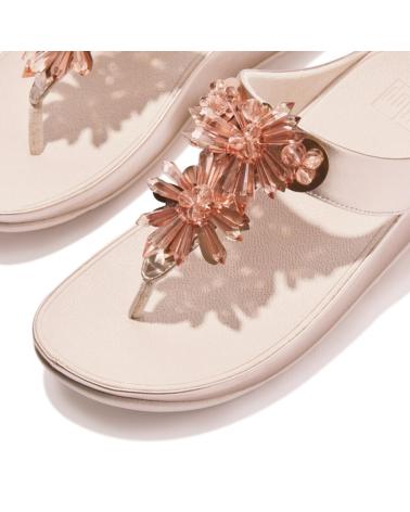 Sandálias de Mulher FITFLOP RUMBA STARBURST-BEAD TOE POST NUDE ROSA