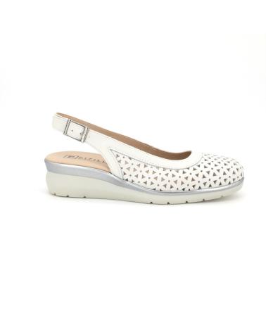 Zapatos de cuña de Mujer PITILLOS SALON PITABI COLOR HIELO 12564 BLANCO