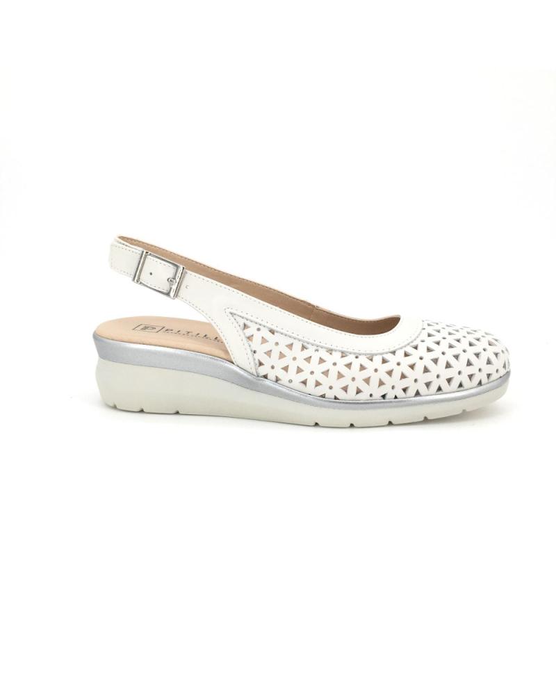 Zapatos de cuña de Mujer PITILLOS SALON PITABI COLOR HIELO 12564 BLANCO