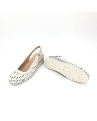 Zapatos de cuña de Mujer PITILLOS SALON PITABI COLOR HIELO 12564 BLANCO