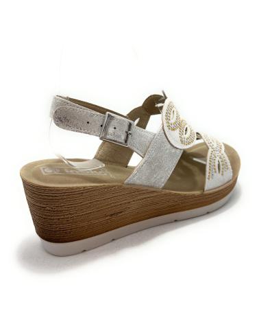 Sandali per Donna DUENDY SANDALIA MUJER CONFORT CUNA BRILLANTES H BLANCO