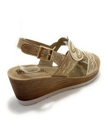 Sandali per Donna DUENDY SANDALIA MUJER CONFORT CUNA BRILLANTES H PLATEADO
