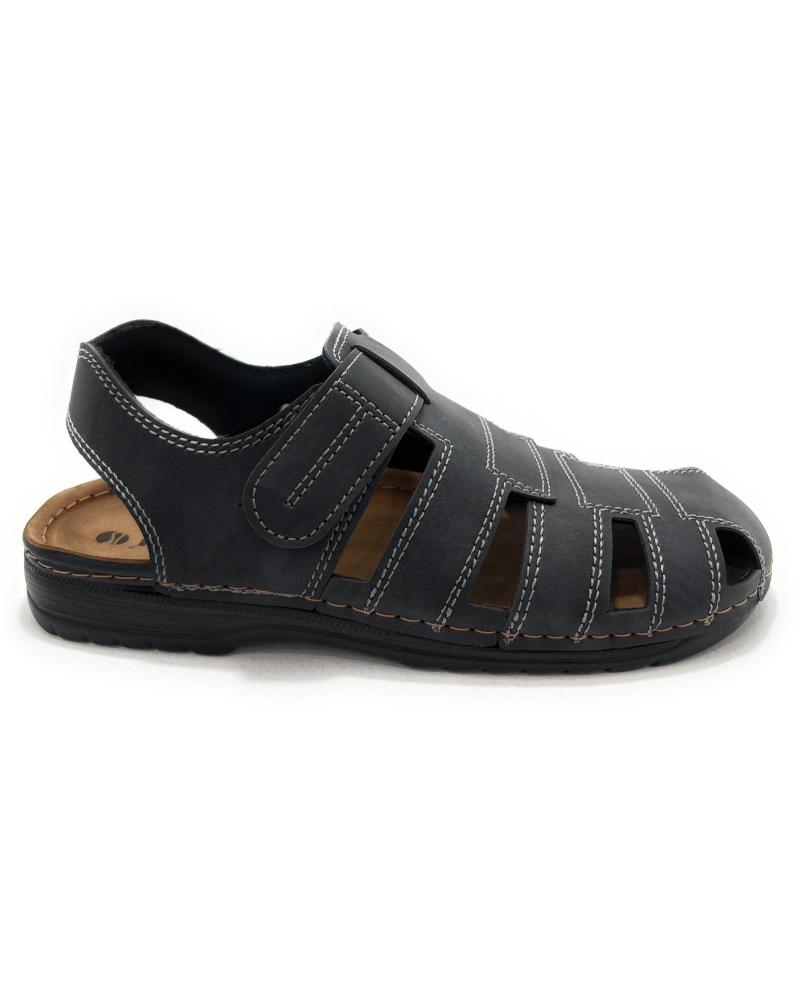 Sandali per Uomo DUENDY SANDALIAS CABALLERO CONFORT PEGUE P-CERR NEGRO