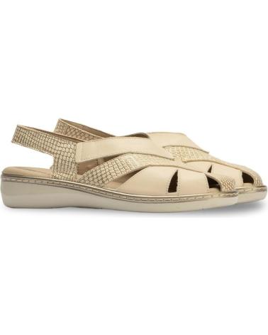 Sandales pour Femme PITILLOS SANDALIA PIEL AMARILLO