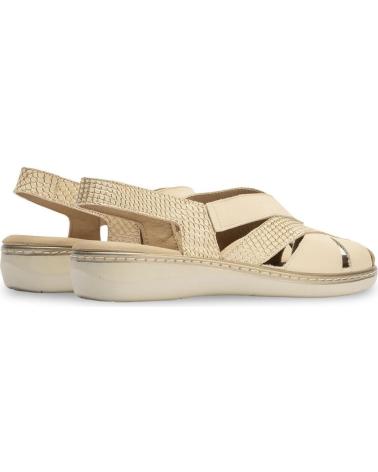 Sandales pour Femme PITILLOS SANDALIA PIEL AMARILLO