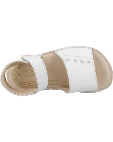 Sandalen für Mädchen CONGUITOS SANDALIAS NINA TECNOBABY MODELO TESH510002 COLOR BLANCO WHIT WHITE