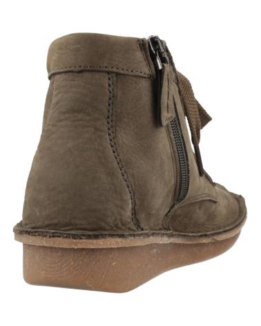 Stivaletti per Donna CLARKS BOTINES MUJER MODELO FUNNY CEDAR COLOR VERDE DRKOLIVE