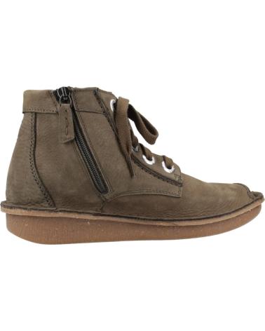 Stivaletti per Donna CLARKS BOTINES MUJER MODELO FUNNY CEDAR COLOR VERDE DRKOLIVE