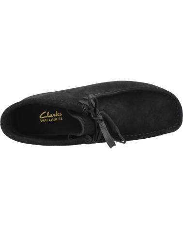 Stivaletti per Donna CLARKS BOTINES HOMBRE MODELO WALLABEE EVOBT COLOR NEGRO BLACKSDE