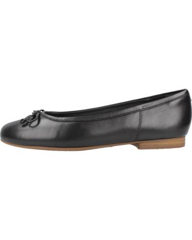 Bailarinas per Donna CLARKS BAILARINAS MUJER MODELO FAWNA LILY LEATHER COLOR NEGRO BLACK