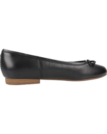 Bailarinas per Donna CLARKS BAILARINAS MUJER MODELO FAWNA LILY LEATHER COLOR NEGRO BLACK