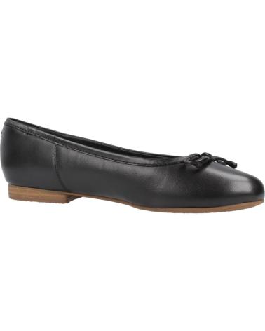 Bailarinas per Donna CLARKS BAILARINAS MUJER MODELO FAWNA LILY LEATHER COLOR NEGRO BLACK