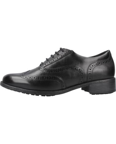 Scarpe per Donna CLARKS BLUCHERS MUJER MODELO HAVISHAM OAK LEATHER COLOR NEGRO BLACK