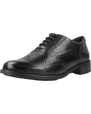 Scarpe per Donna CLARKS BLUCHERS MUJER MODELO HAVISHAM OAK LEATHER COLOR NEGRO BLACK