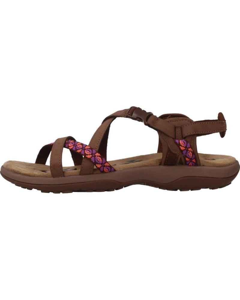 Sandales pour Femme SKECHERS SANDALIAS MUJER MODELO REGGAE SLIM VACAY COLOR MARRON CHOC