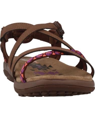 Sandales pour Femme SKECHERS SANDALIAS MUJER MODELO REGGAE SLIM VACAY COLOR MARRON CHOC