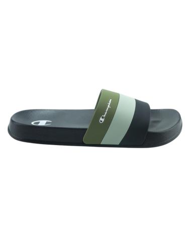 Zehansandalen-Madchen-De-Hombre-CHAMPION-CHANCLAS-ALL-AMERICAN-SLIDE-NEGRO-VERDE-S22049-KK004-HOMBRE-MULTICOLOR