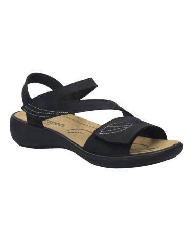Sandali per Donna JOSEP SEIBEL IBIZA-08 NUBUCK NEGRO NEGRO