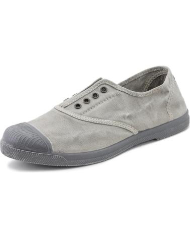 Sneaker für Damen NATURAL WORLD 133E OLD CERRO ZAPATILLA PUNTERA DE GOMA AL TONO - GRIS CLARO