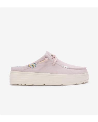 Nauticos für Damen WALK IN PITAS CAPARICA ZUECO DE MUJER DE ALGODON - LILAS