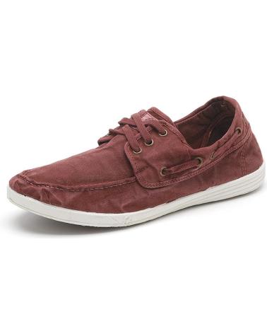 Man shoes NATURAL WORLD 303E OLD ELBRUS NAUTICO DE HOMBRE DE SUELA FINA - BURDEOS