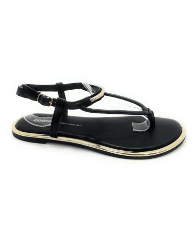 Sandalen-De-Mujer-GIOSEPPO-SANDALIAS-PLANA-DEDO-NEGRO