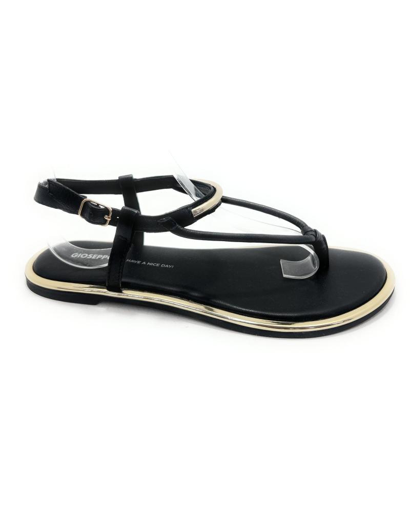 Sandálias-De-Mujer-GIOSEPPO-SANDALIAS-PLANA-DEDO-NEGRO
