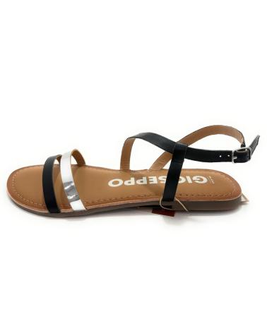Sandales pour Femme GIOSEPPO SANDALIA PLANA COGIDA HEBILLA NEGRO