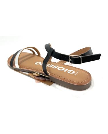 Sandali per Donna GIOSEPPO SANDALIA PLANA COGIDA HEBILLA NEGRO