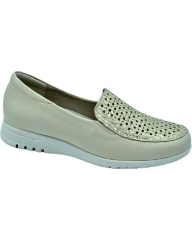 Mocassins pour Femme PITILLOS MANOLETINA ELASTICOS BEIGE