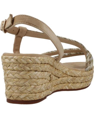 Woman Sandals ALMA EN PENA SANDALIA CUNA MEDIA CON DETALLES BRILLANTES SUEDE SAND
