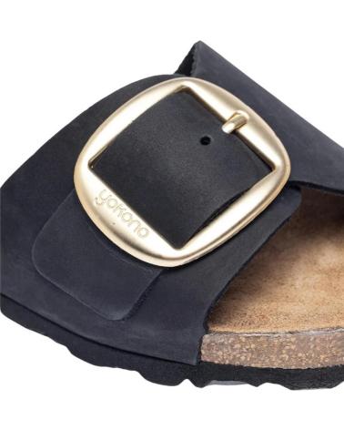 Sandales pour Femme YOKONO JERBA-114 PIEL NEGRA NEGRO