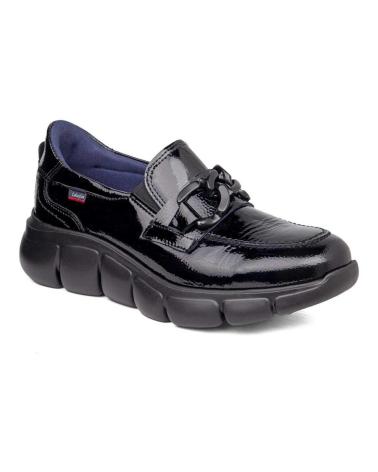 MOCASSINI CALLAGHAN BALLOON 64704 S IN PELLE VERNICIATA NERA DA DONNA NEGRO