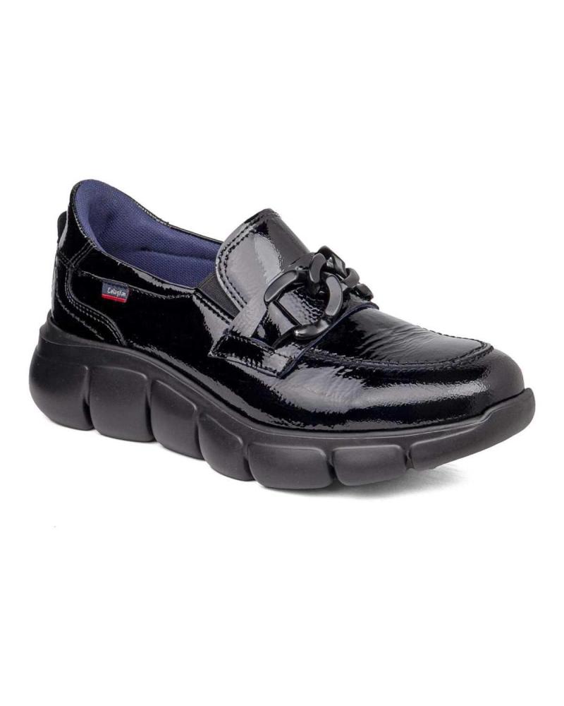 MOCASSINI CALLAGHAN BALLOON 64704 S IN PELLE VERNICIATA NERA DA DONNA NEGRO