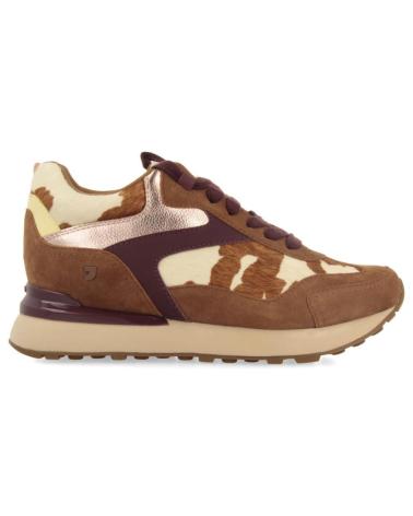 GIOSEPPO MACKFORD BROWN - COW PRINT SNEAKERS MARRóN
