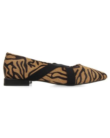 GIOSEPPO MILACA LEOPARD BROWN BALLERINAS MARRóN