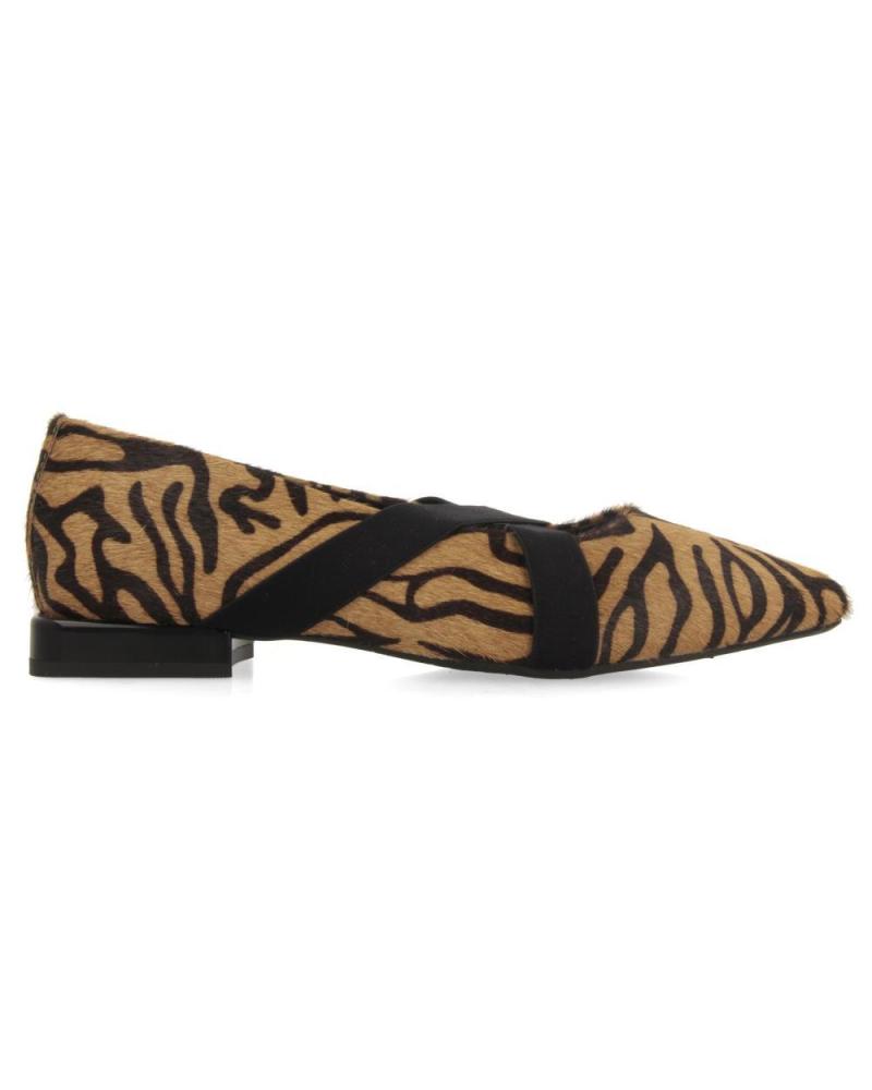 GIOSEPPO MILACA LEOPARD BROWN BALLERINAS MARRóN