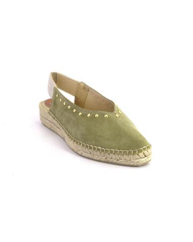 Sapatos de Mulher SALVI 132-016T ALPARGATAS DE MUJER ANTE SERRAJE KAKI